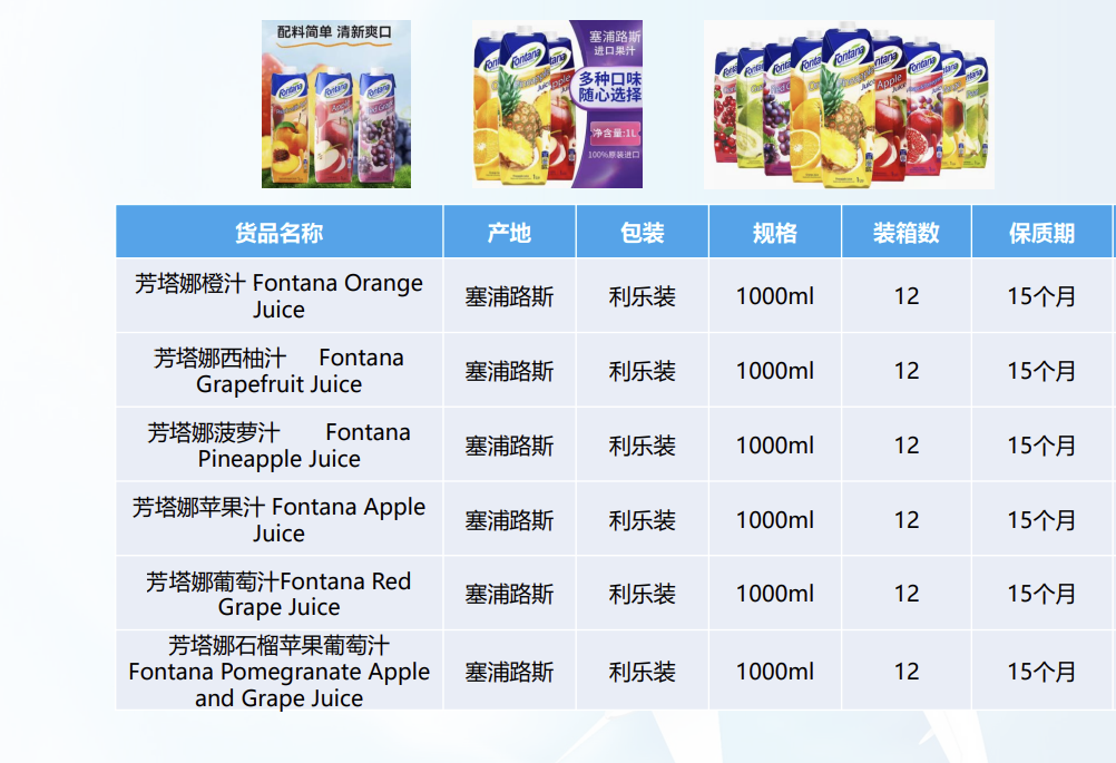 饮品（适合航司、航食、机场采购）