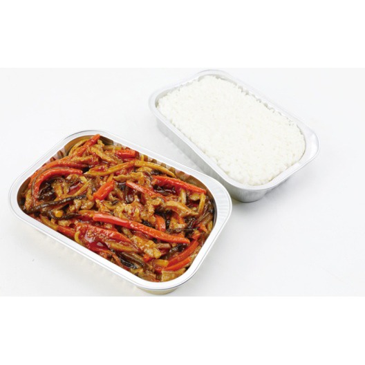 鱼香鸡丝饭（微辣）