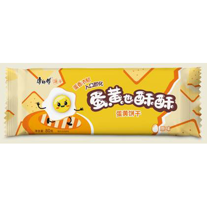 康师傅蛋黄也酥酥（原味、牛奶味）