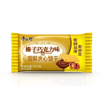 康师傅甜酥夹心饼干散装（榛子巧克力味）